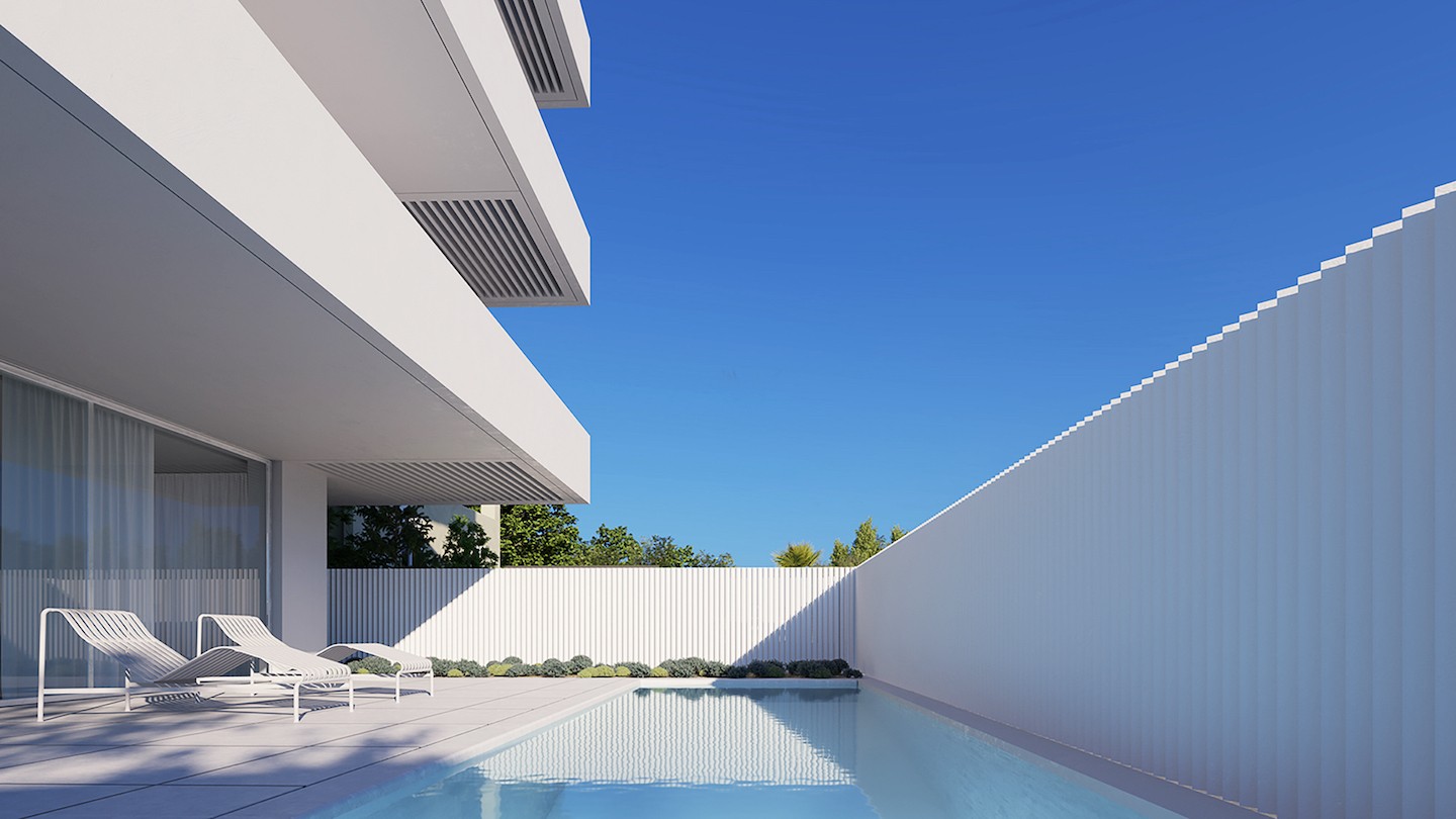Modern residential property with pool